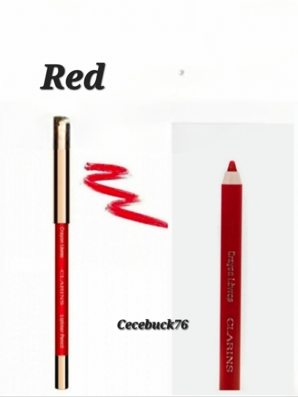 🌺Clarins Red Long Wear Lip Liner Pencil